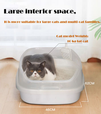 Cuadro de basura de limpieza propia para gatos múltiples
