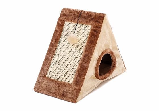 Cat Scratcher Tree Cat House juguetes interactivos con función de juego divertido material de peluche Sisal