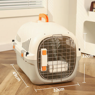Servicio de personalización proporcionado Caja de transporte de gatos transpirable segura y portátil para viajar