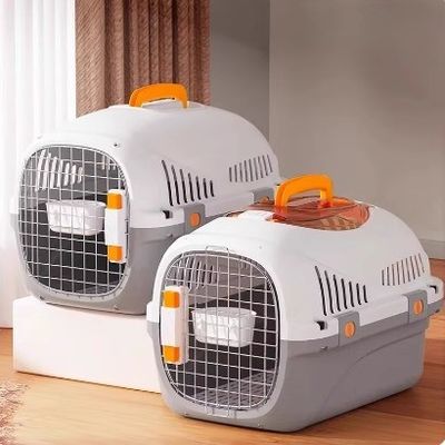 Servicio de personalización proporcionado Caja de transporte de gatos transpirable segura y portátil para viajar