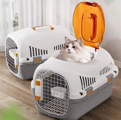 Servicio de personalización proporcionado Caja de transporte de gatos transpirable segura y portátil para viajar