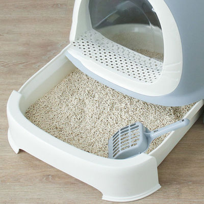 Caja de basura de plástico de limpieza automática para gatos