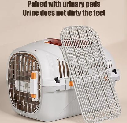 Bolsa de plástico portátil para mascotas de transporte de perros y gatos para viajes al aire libre