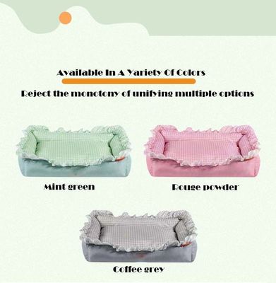 Cama para gatos de peluche lavable y lavable en máquina para una limpieza fácil