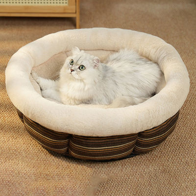 Cama de mascota interior lavable para perros pequeños y gatitos Diseños ODM Función cálida cómoda