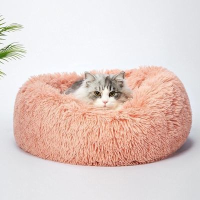 Camas para mascotas de piel falsa personalizadas suaves lavables para sueño profundo, ecológicas y cómodas
