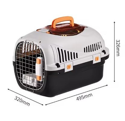 Accesorios para viajes en automóvil Jaulas de transporte de mascotas aprobadas para cachorros y gatos pequeños o medianos