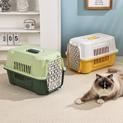 Caja de viaje confortable para gatos con marco metálico y confort transpirable para aventuras