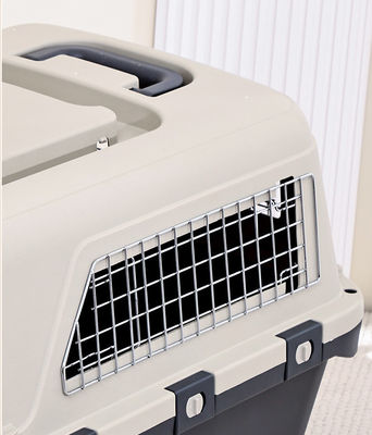 Caja de transporte aéreo de mascotas para perros y gatos pequeños Transportador de viaje de superficie dura sostenible