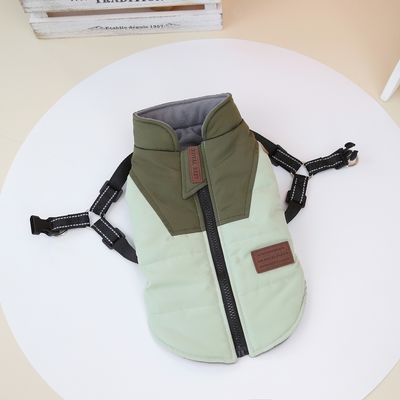 Abrigos para perros de paseo al aire libre con arnés incorporado y material impermeable Perros pequeños y medianos