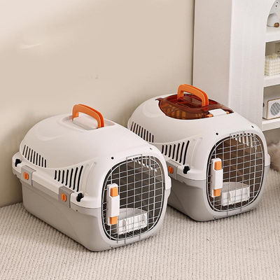 2024 Bolso de transporte para perros y gatos al aire libre para mascotas pequeñas Transporte aéreo Caja portátil Producto para mascotas