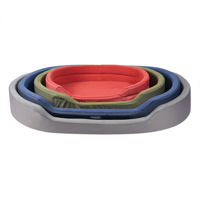 Cama grande para perros hecha de tela de Oxford, resistente al agua y a la orina con almohadilla interna fácil de lavar
