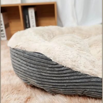 Cama de mascota lavable de piel falsa para gatos y perros