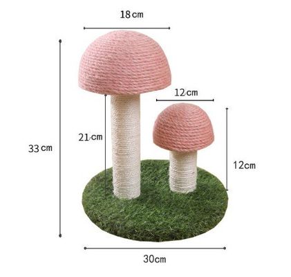 Gato rascándose Dormido Jugando con setas Rosa Personalizada Sisal Escalar árbol para diversión Juego