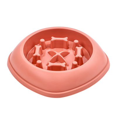 Cuenco de comida lenta para perros de mascotas redondo saludable para reducir el riesgo de asfixia y mejorar la digestión