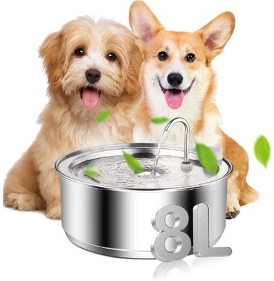 Dispensador automático de agua para mascotas Bomba ultra silenciosa Fuente de agua para gatos para animales pequeños