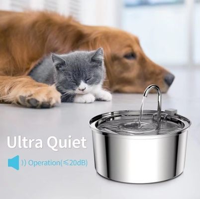 Dispensador automático de agua para mascotas Bomba ultra silenciosa Fuente de agua para gatos para animales pequeños