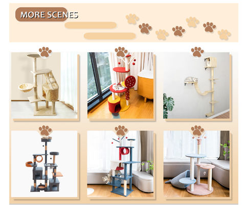 Juguetes Tipo Gato Rascarse Casa Juguete de mano Material de Sisal Apto para animales pequeños