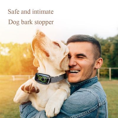 Collar de ladrido para perros pequeños, grandes y medianos con modo de entrenamiento remoto 4 modos de trabajo