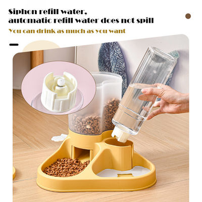 Set automático de alimentación para perros y gatos y dispensador de agua Fuente de agua potable para mascotas incluida
