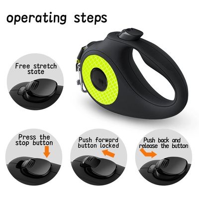 Correa automática retráctil para perros estilo clásico no resbaladiza resistente a impactos resistente a caídas