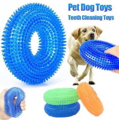 Mejora el tiempo de juego de tu perro con juguete toroidal para perros resistente a las mordeduras y divertido