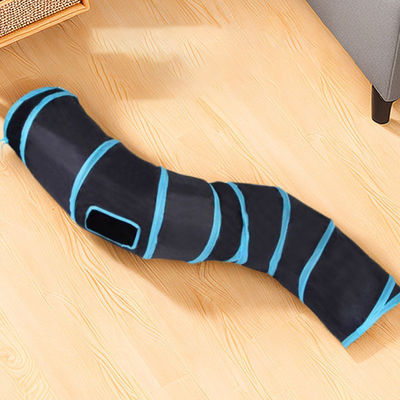 OEM/ODM Interactivo Gato Divertido juguete 4 Way S tipo Gato túnel plegable mascota extra grande