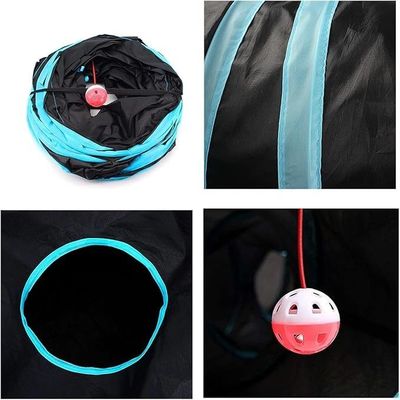 OEM/ODM Interactivo Gato Divertido juguete 4 Way S tipo Gato túnel plegable mascota extra grande