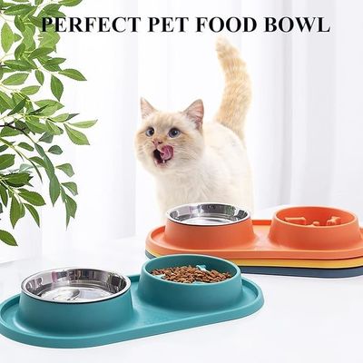 Cuenco de comida para perros de alimentación lenta con diseño no derramador y ventaja ecológica
