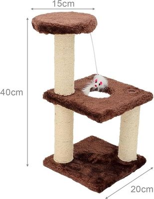 Diseño de ODM de productos para mascotas de múltiples capas de la torre de gatos juguete de salto para gatos y animales pequeños