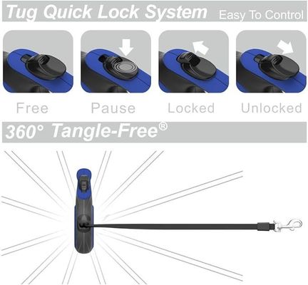 Leña automática de perros con longitud ajustable de nylon