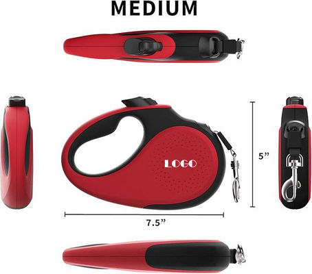 Leash de alambre para perros de mascotas de uso pesado y reflejo personalizado 360 ° Leash retráctil libre de enredos