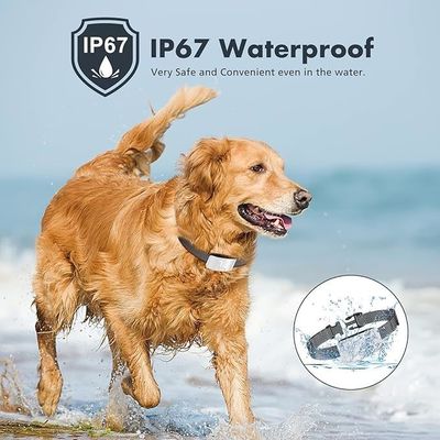 Auto recargable de entrenamiento de perros Control de ladrido collar suave