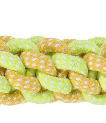 Servicio de personalización proporcionado juguetes de cuerda de mascota de algodón trenzado duradero para cachorros