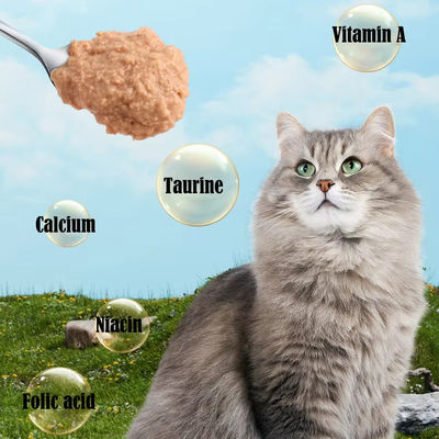 Comida húmeda para gatos para mascotas OEM profesional para gatos de razas medianas con dieta especial