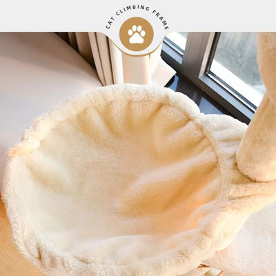 Venta del gato tablero de rascarse para jugar y dormir Gran talla de gato marco de escalada