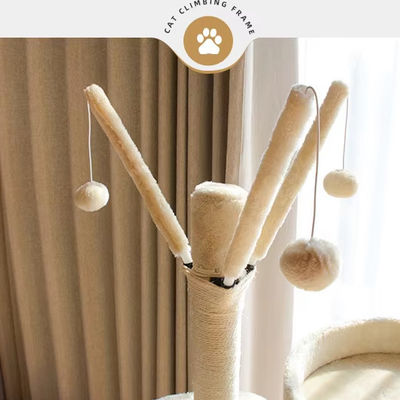 Venta del gato tablero de rascarse para jugar y dormir Gran talla de gato marco de escalada