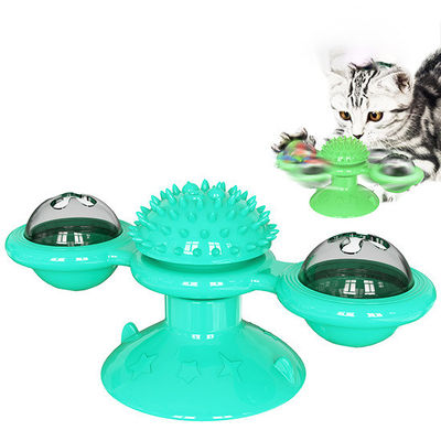 Popular estilo gato volante molino de viento comida juguete gato juguete con logotipo personalizado aceptable