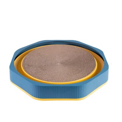 Servicio de personalización OEM/ODM proporcionado por Cat Scratcher Board corrugado con juguete de bolas