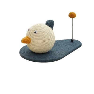 Muebles de gato de madera de ODM Sisal Eco amigable juguete de mascotas de gatos de raspadora de pelota cama de gato sostenible