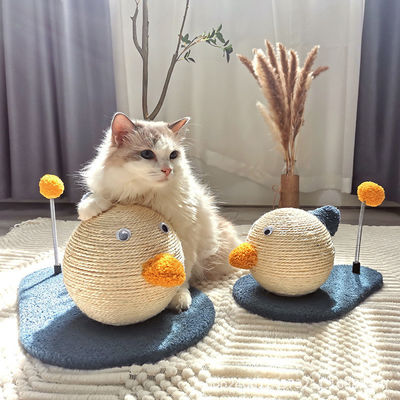 ODM Diseños de Gato Juguete de rascar Sisal Bola de cuerda Circuito de ejercicio para el juego divertido y el descanso del gatito