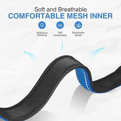Logotipo personalizado Collar de perro de neoprene suave respirable y cómodo para perros activos