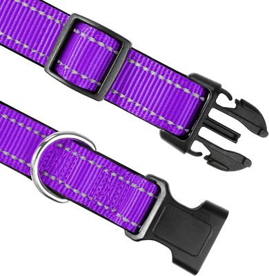 Logotipo personalizado Collar de perro de neoprene suave respirable y cómodo para perros activos