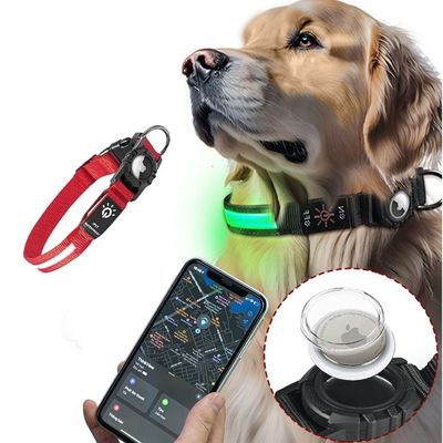 Ventaja suave cómoda Collar de perro con rastreador