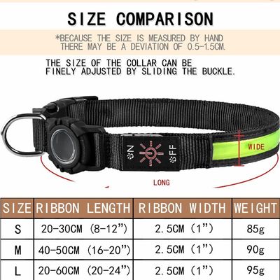 Ventaja suave cómoda Collar de perro con rastreador