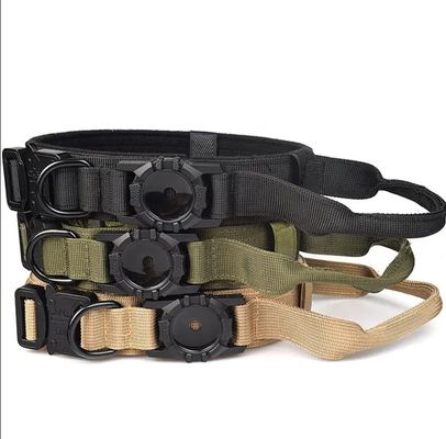 Collar de entrenamiento de perros de nylon para correr caminar senderismo Airtag rastreador de protección de la caja ahora