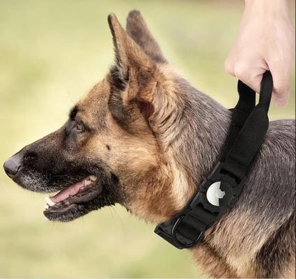Collar de entrenamiento de perros de nylon para correr caminar senderismo Airtag rastreador de protección de la caja ahora