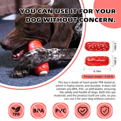 Perros de mascota chillones juguetes resistentes y duraderos para masticadores agresivos estilo de moda