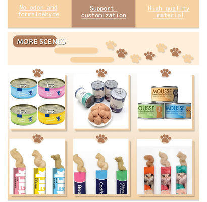 Comida enlatada para perros de sabor mixto para OEM/ODM Pollo, carne de res, vegetales húmedos para mascotas, golosinas cremosas