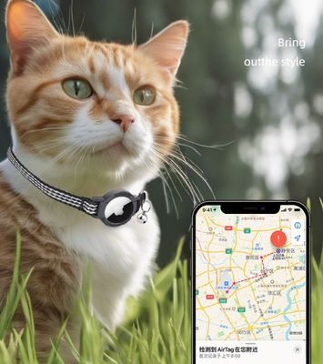 Logotipo personalizado Collar de entrenador de mascotas aceptable con código QR Material de poliéster blando